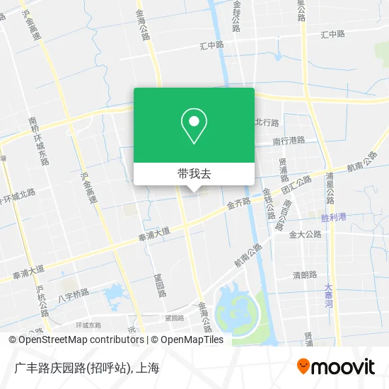 广丰路庆园路(招呼站)地图