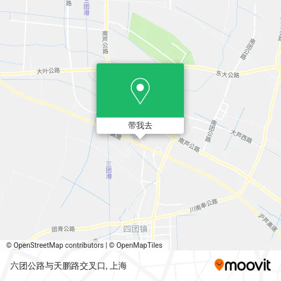 六团公路与天鹏路交叉口地图