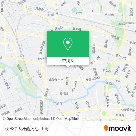 秋水怡人汗蒸汤池地图