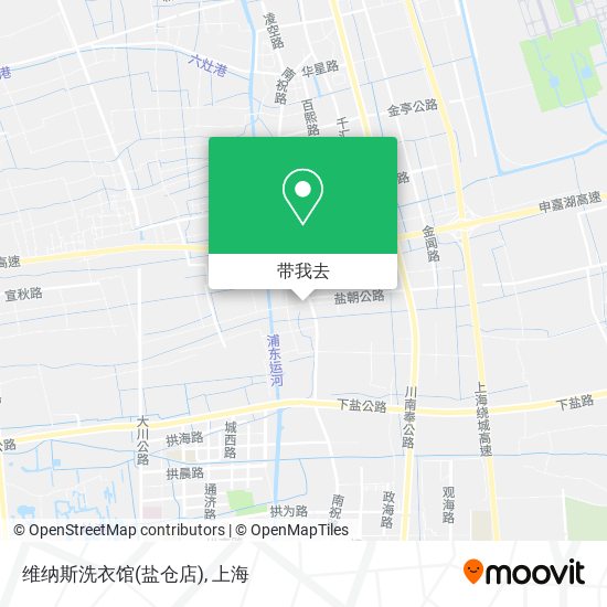 维纳斯洗衣馆(盐仓店)地图