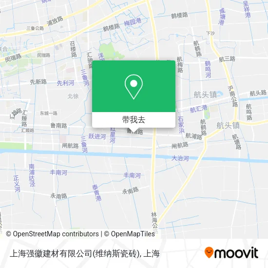 上海强徽建材有限公司(维纳斯瓷砖)地图