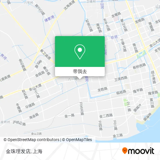 金珠理发店地图