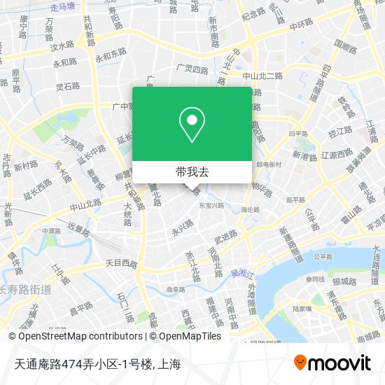 天通庵路474弄小区-1号楼地图