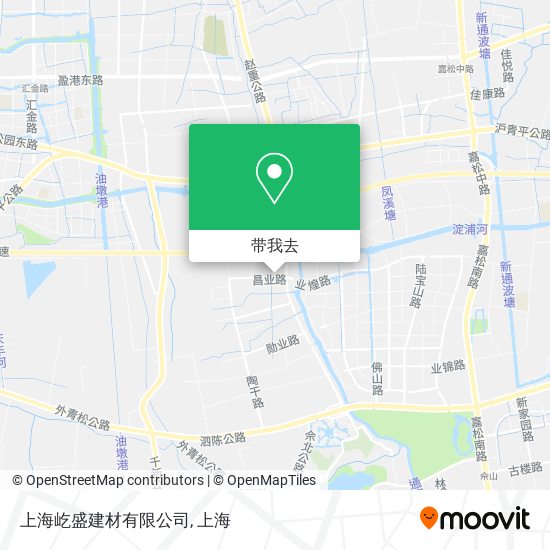 上海屹盛建材有限公司地图