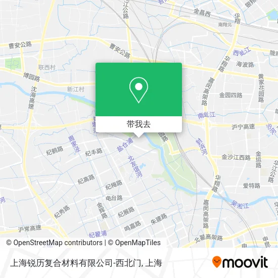 上海锐历复合材料有限公司-西北门地图