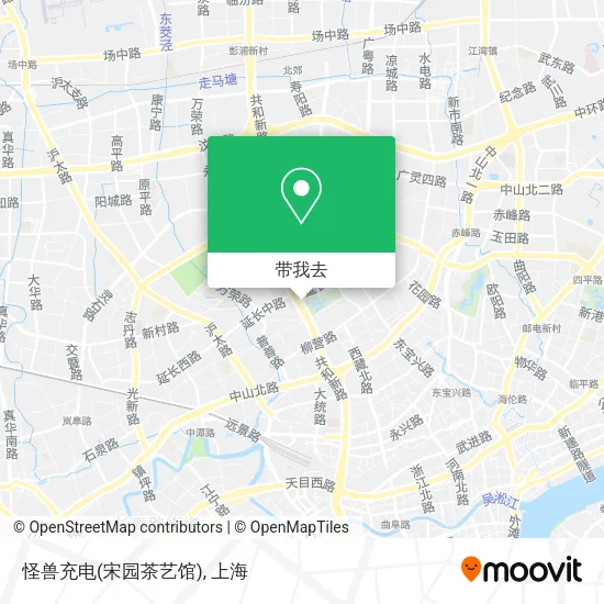 怪兽充电(宋园茶艺馆)地图