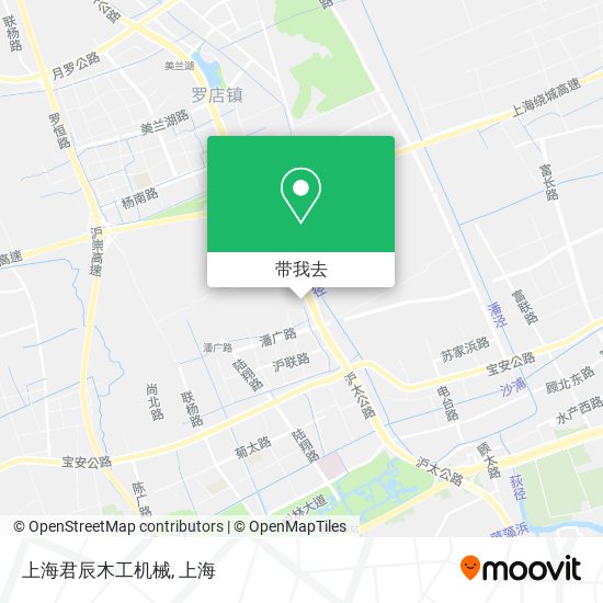 上海君辰木工机械地图