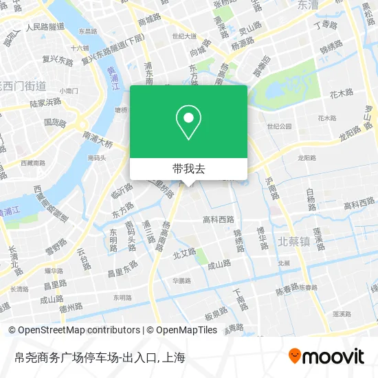 帛尧商务广场停车场-出入口地图