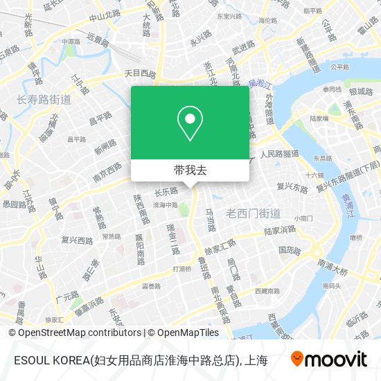 ESOUL KOREA(妇女用品商店淮海中路总店)地图