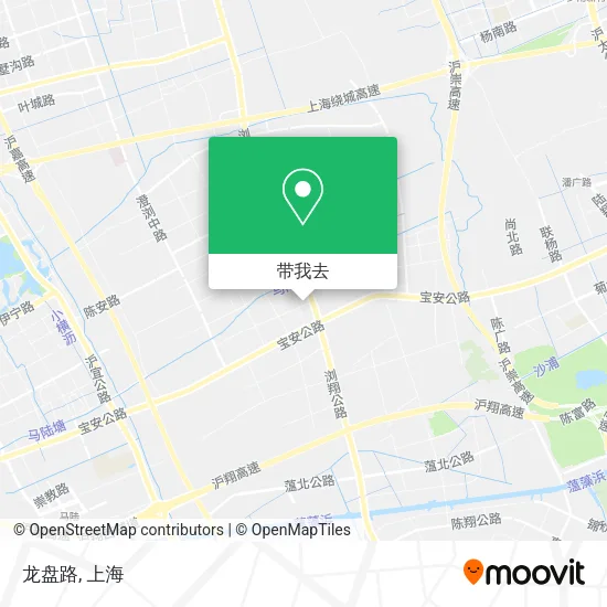龙盘路地图