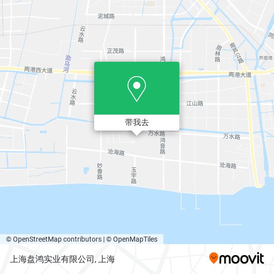 上海盘鸿实业有限公司地图