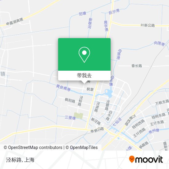 泾标路地图
