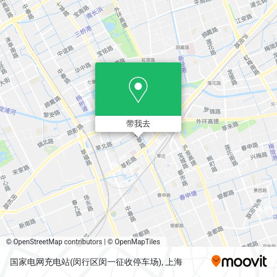 国家电网充电站(闵行区闵一征收停车场)地图