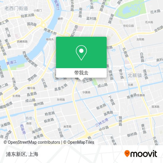 浦东新区地图