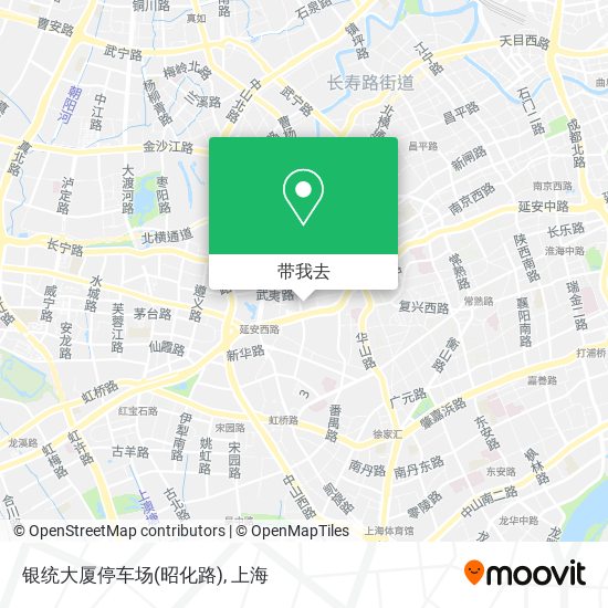 银统大厦停车场(昭化路)地图