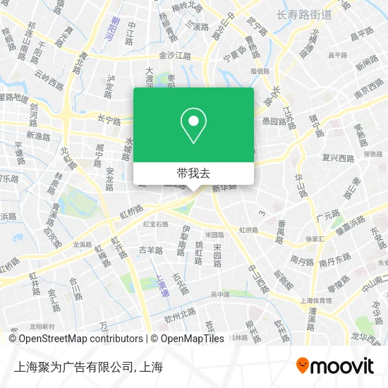 上海聚为广告有限公司地图