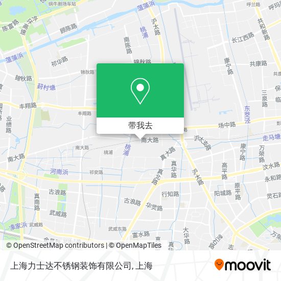 上海力士达不锈钢装饰有限公司地图