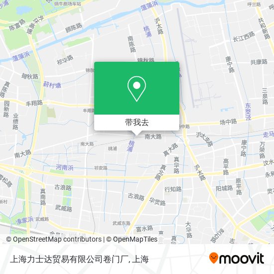 上海力士达贸易有限公司卷门厂地图