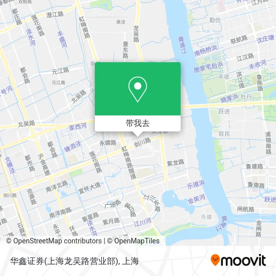 华鑫证券(上海龙吴路营业部)地图