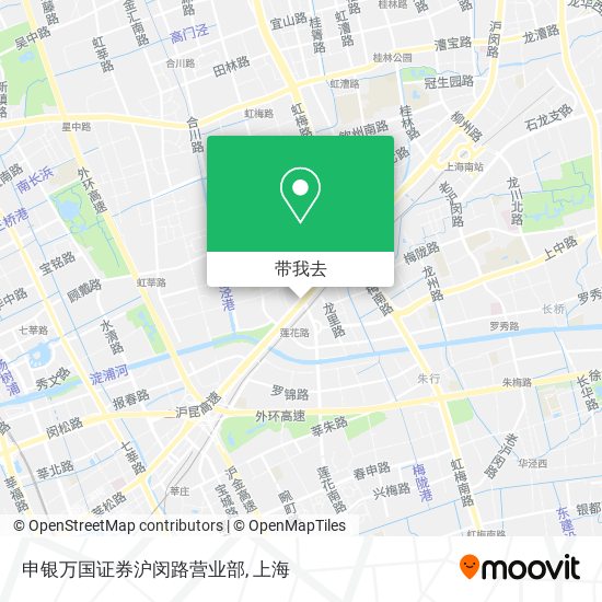 申银万国证券沪闵路营业部地图