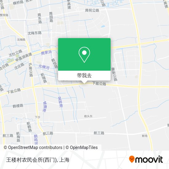 王楼村农民会所(西门)地图