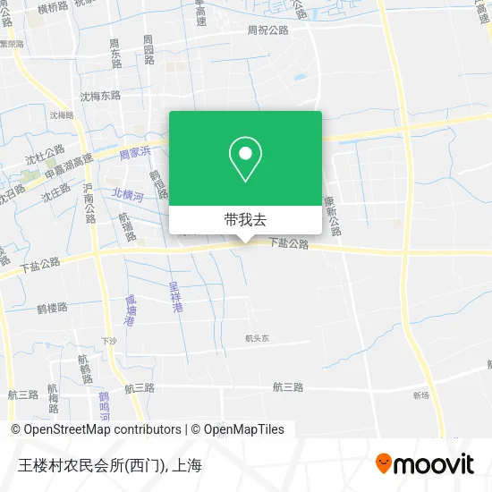 王楼村农民会所(西门)地图
