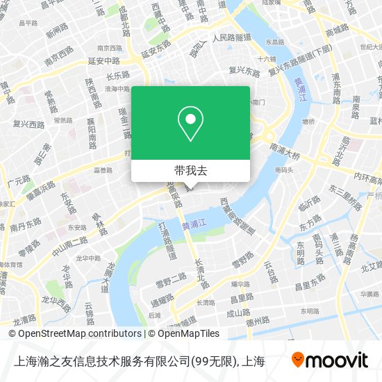 上海瀚之友信息技术服务有限公司(99无限)地图