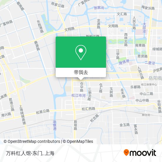 万科红人馆-东门地图