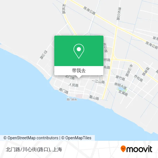 北门路/川心街(路口)地图
