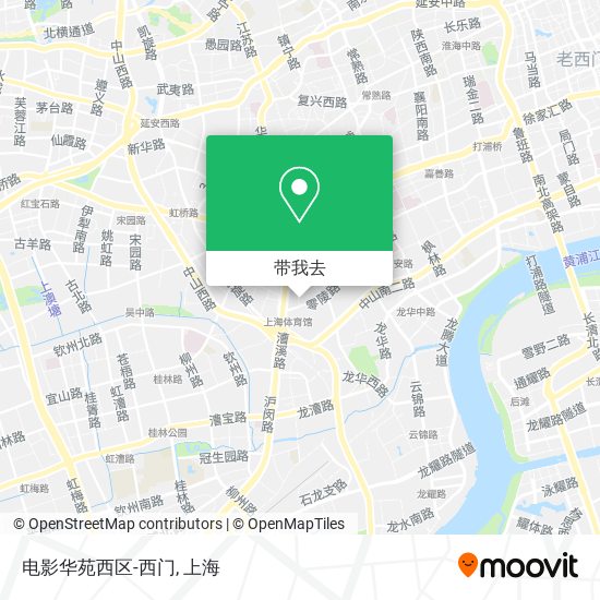 电影华苑西区-西门地图