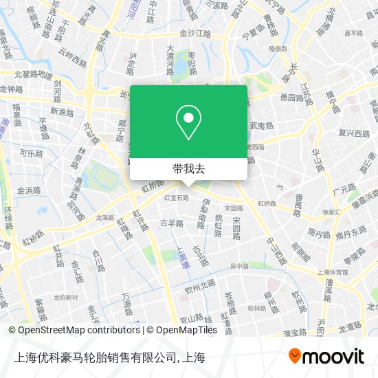 上海优科豪马轮胎销售有限公司地图