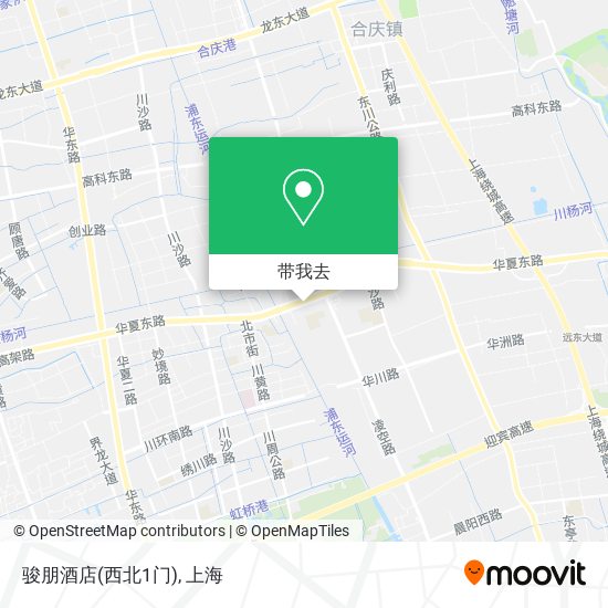 骏朋酒店(西北1门)地图