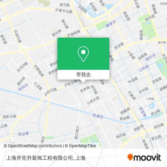上海开先升装饰工程有限公司地图