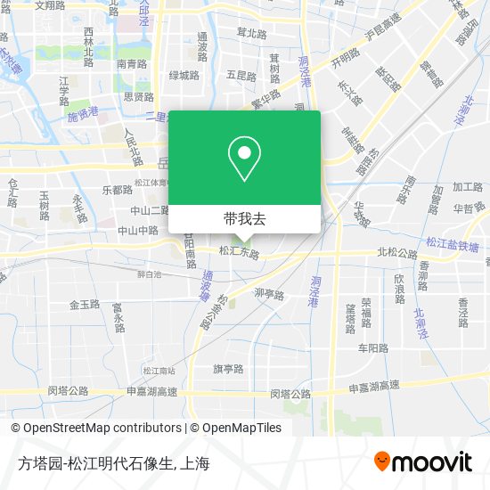 方塔园-松江明代石像生地图