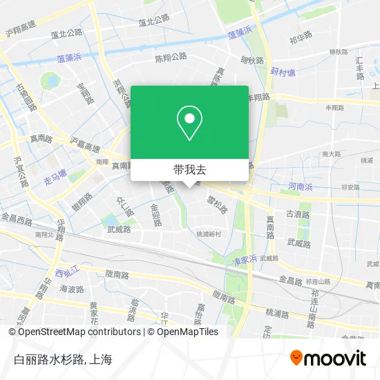 白丽路水杉路地图