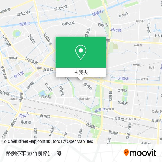 路侧停车位(竹柳路)地图
