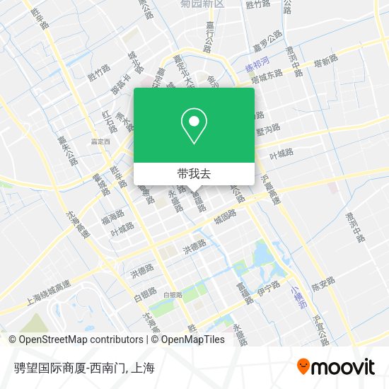 骋望国际商厦-西南门地图