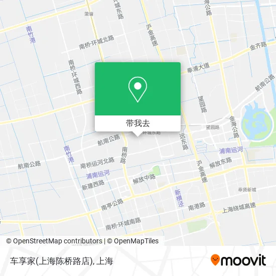 车享家(上海陈桥路店)地图