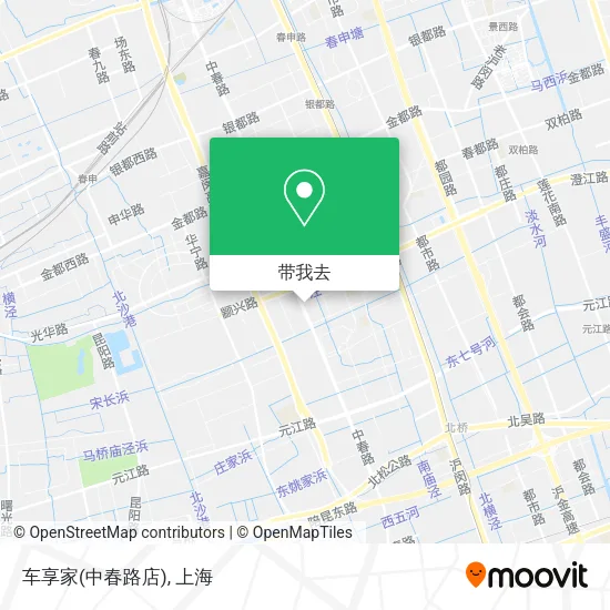 车享家(中春路店)地图