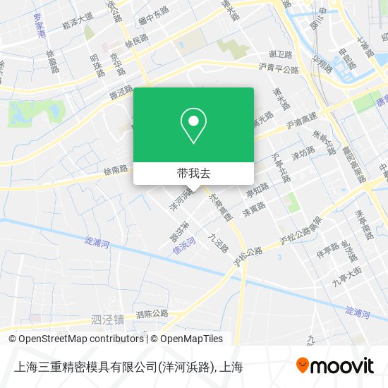 上海三重精密模具有限公司(洋河浜路)地图