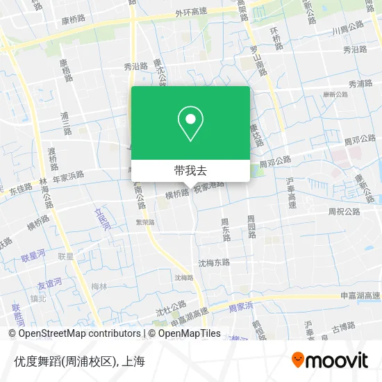 优度舞蹈(周浦校区)地图