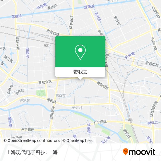 上海现代电子科技地图