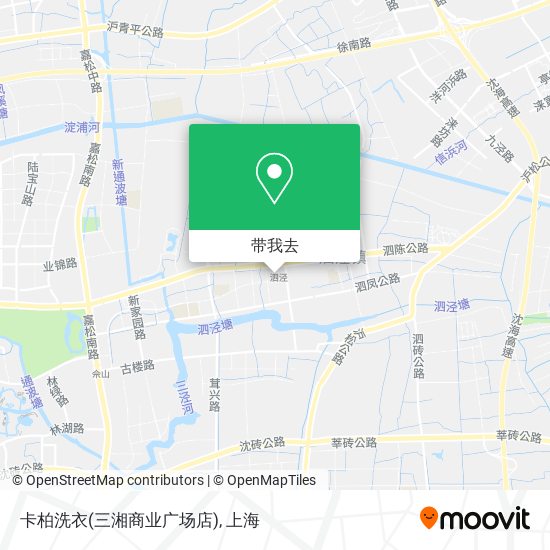 卡柏洗衣(三湘商业广场店)地图