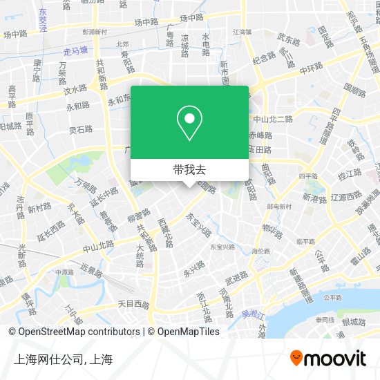 上海网仕公司地图