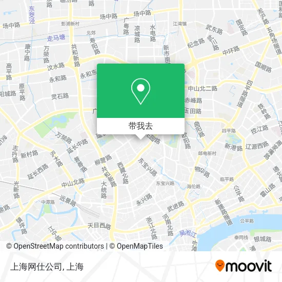 上海网仕公司地图