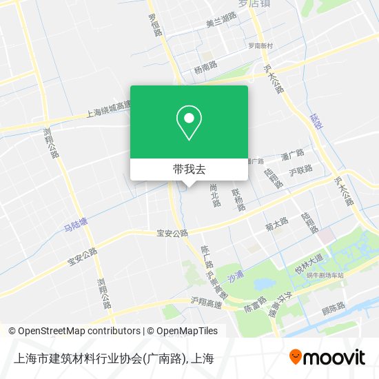 上海市建筑材料行业协会(广南路)地图