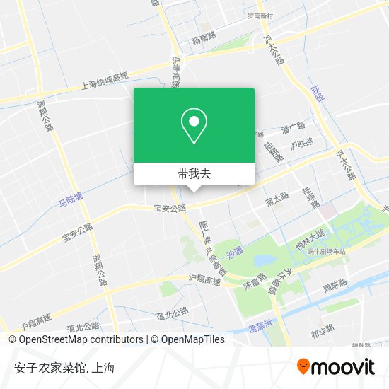 安子农家菜馆地图