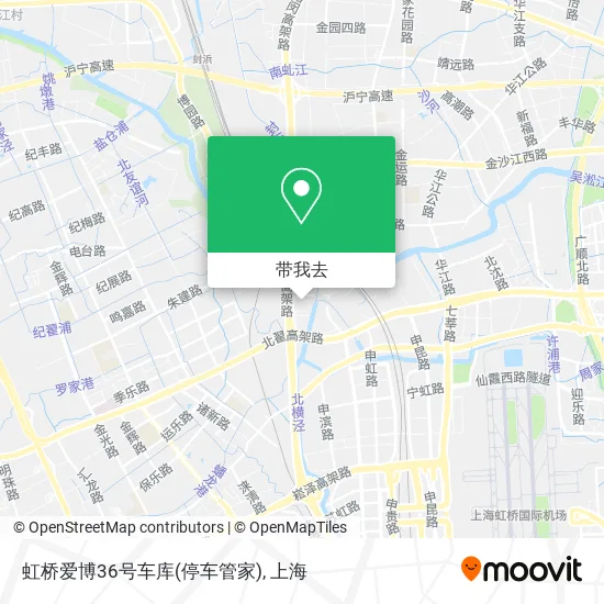 虹桥爱博36号车库(停车管家)地图