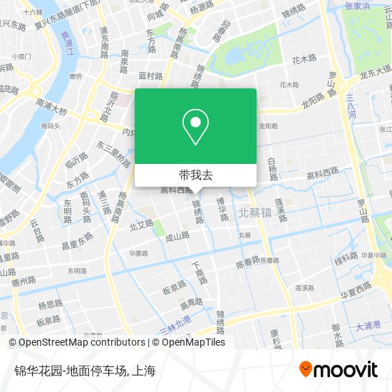 锦华花园-地面停车场地图
