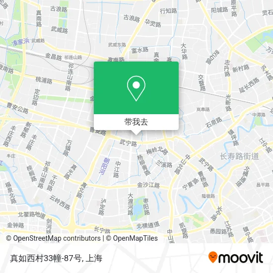 真如西村33幢-87号地图